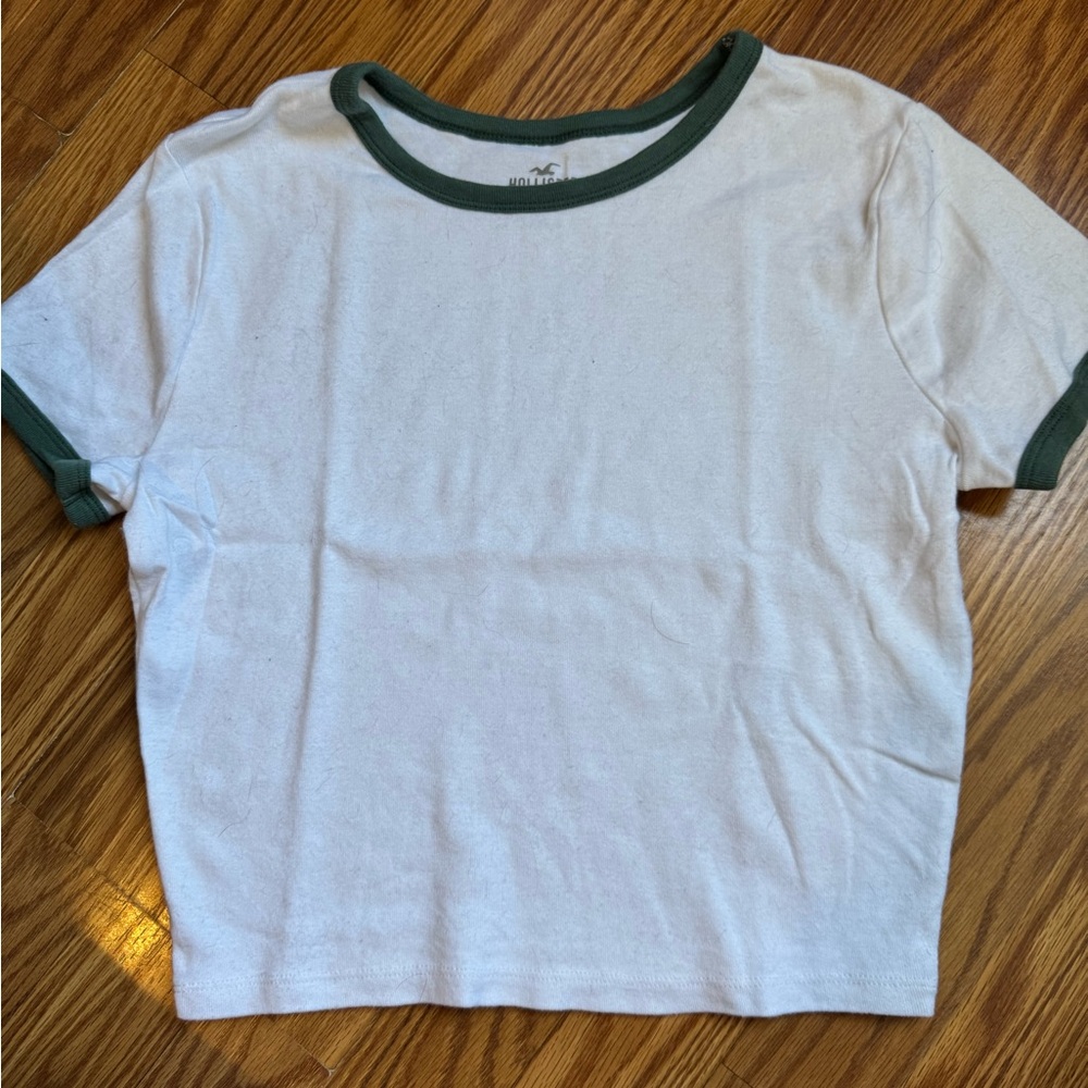 Hollister White Crop Top